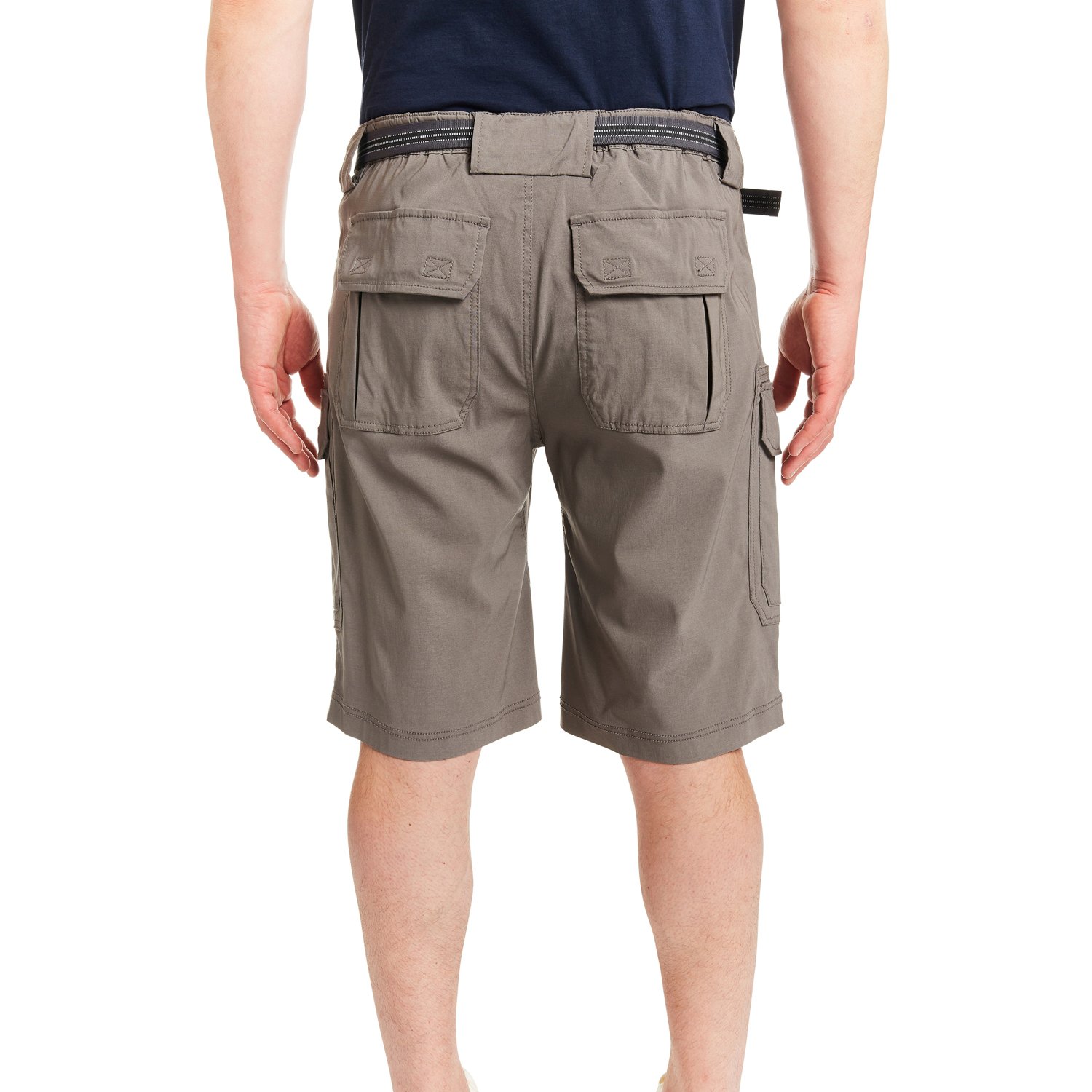 Smith's Workwear Men's Belted Stretch Performance Cargo Shorts                                                                   - view number 3