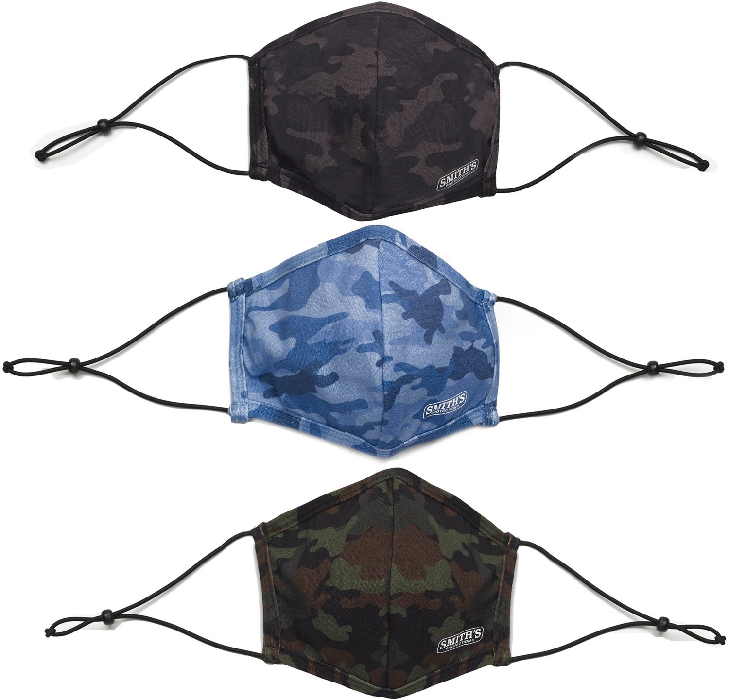 Smith's Workwear Men's Protective Face Masks 3-Pack