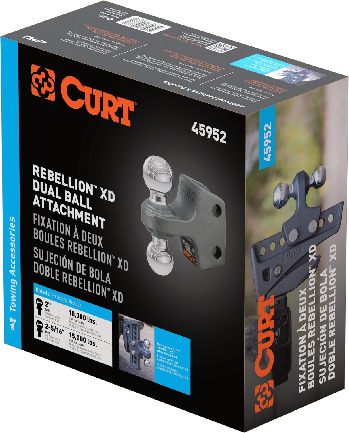 CURT Replacement Rebellion XD 15,000 lb Dual Ball - view number 2
