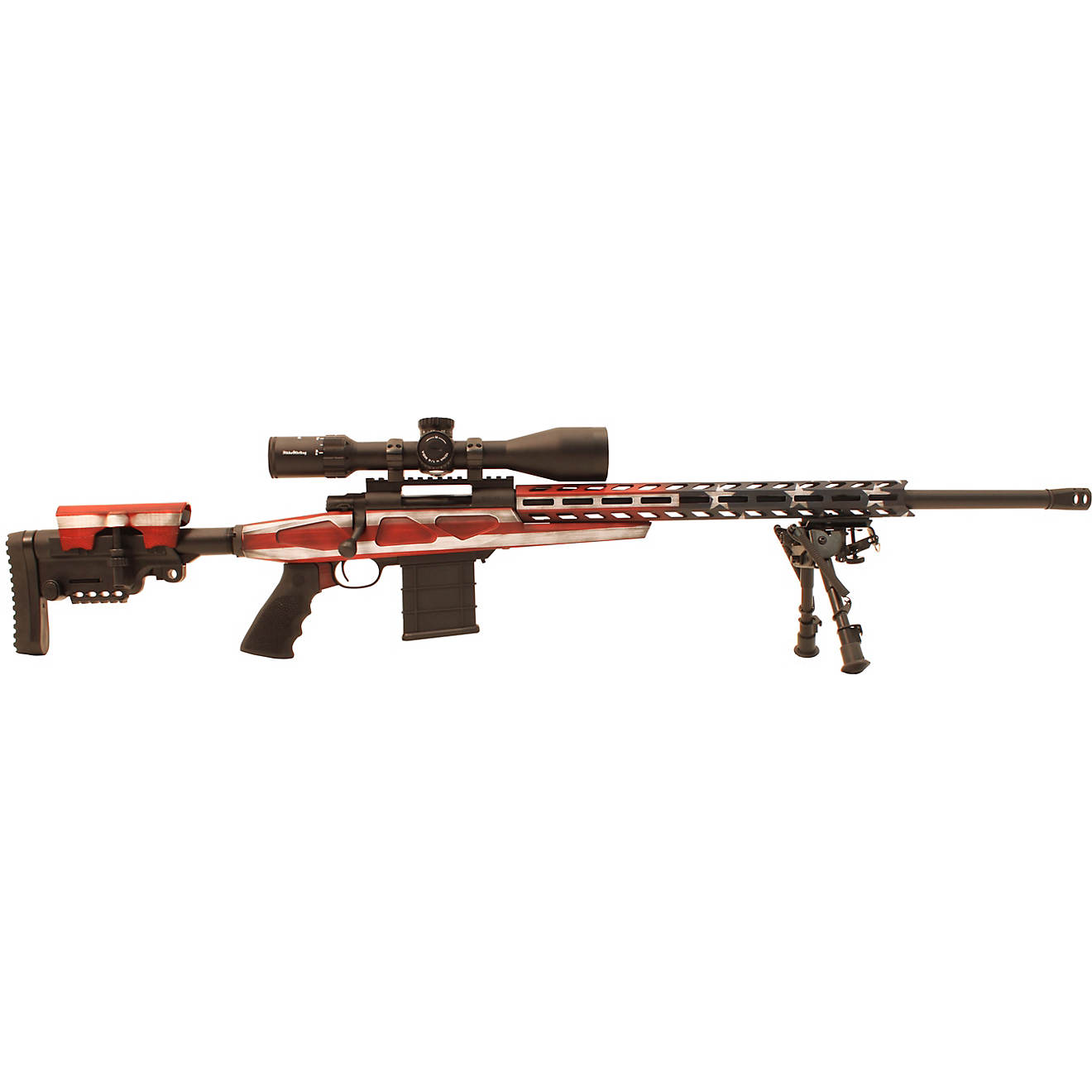 Howa Precision Chassis USA Flag 6.5 Creedmoor Rifle with NS Diamond Scope                                                        - view number 1