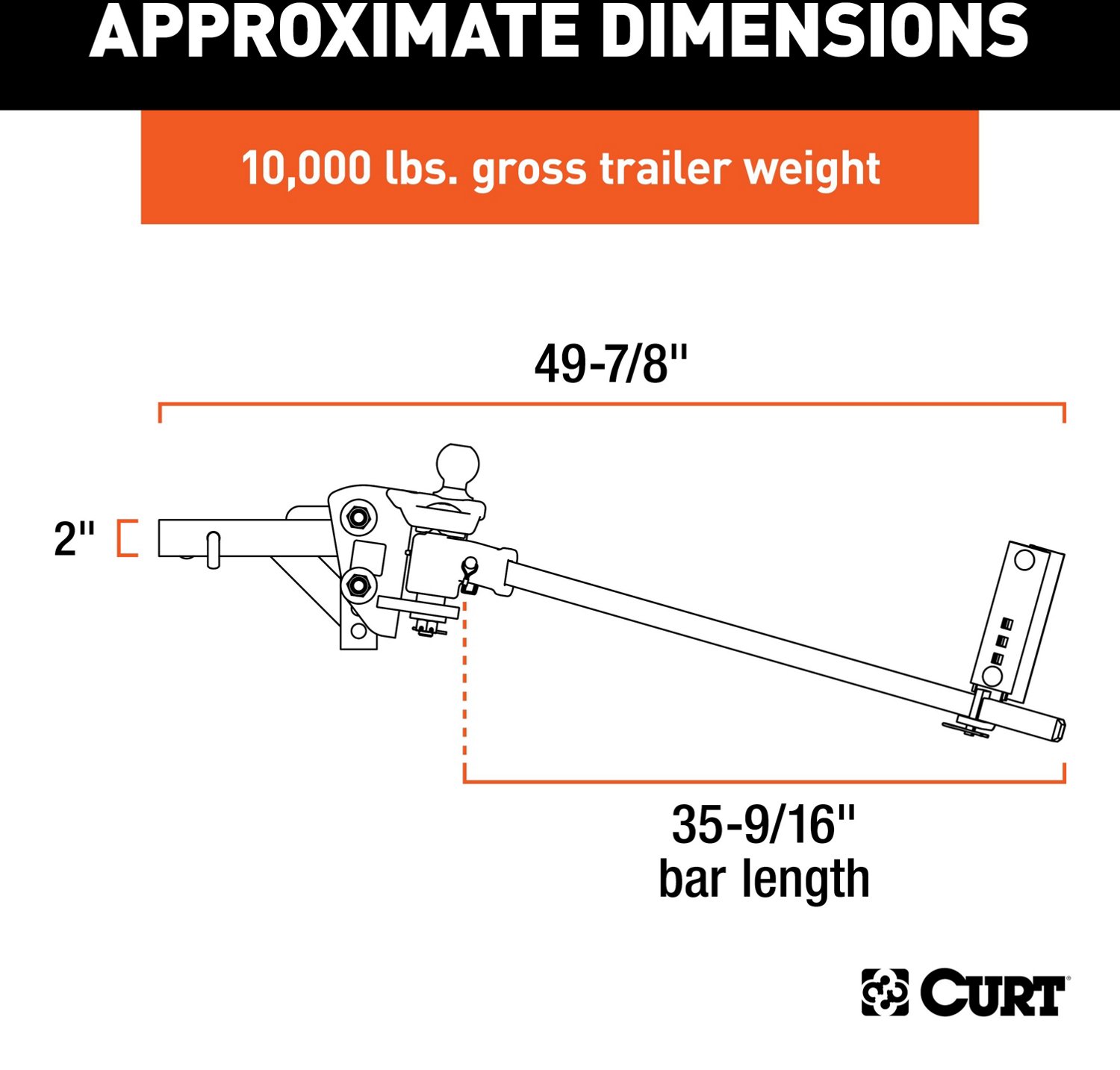 CURT TruTrack Weight Distribution Hitch                                                                                          - view number 3