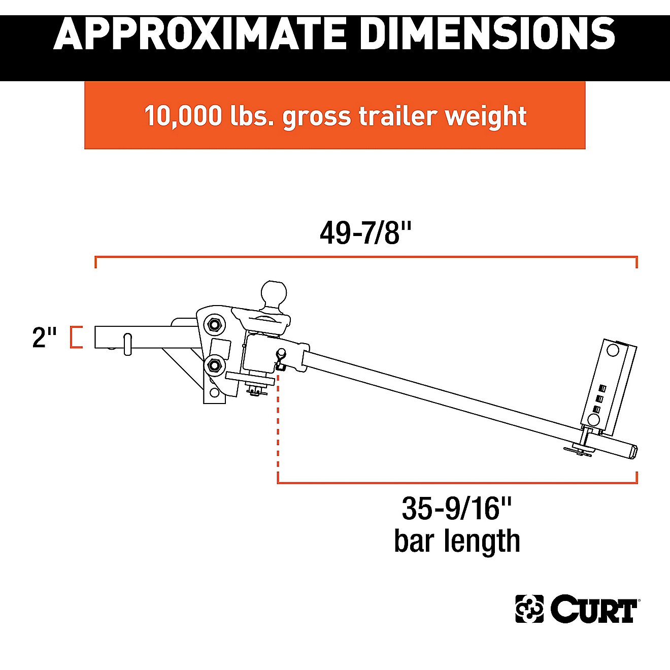 CURT TruTrack Weight Distribution Hitch                                                                                          - view number 3