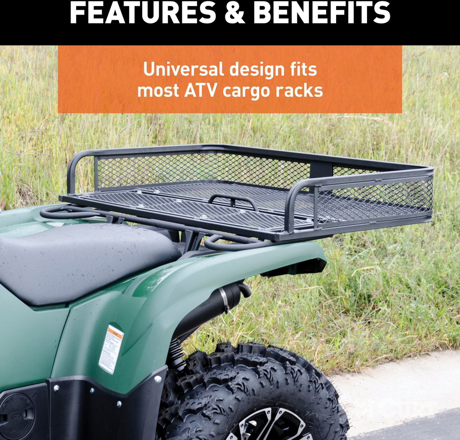 CURT 41 in x 26 in Universal ATV Cargo Carrier - view number 5