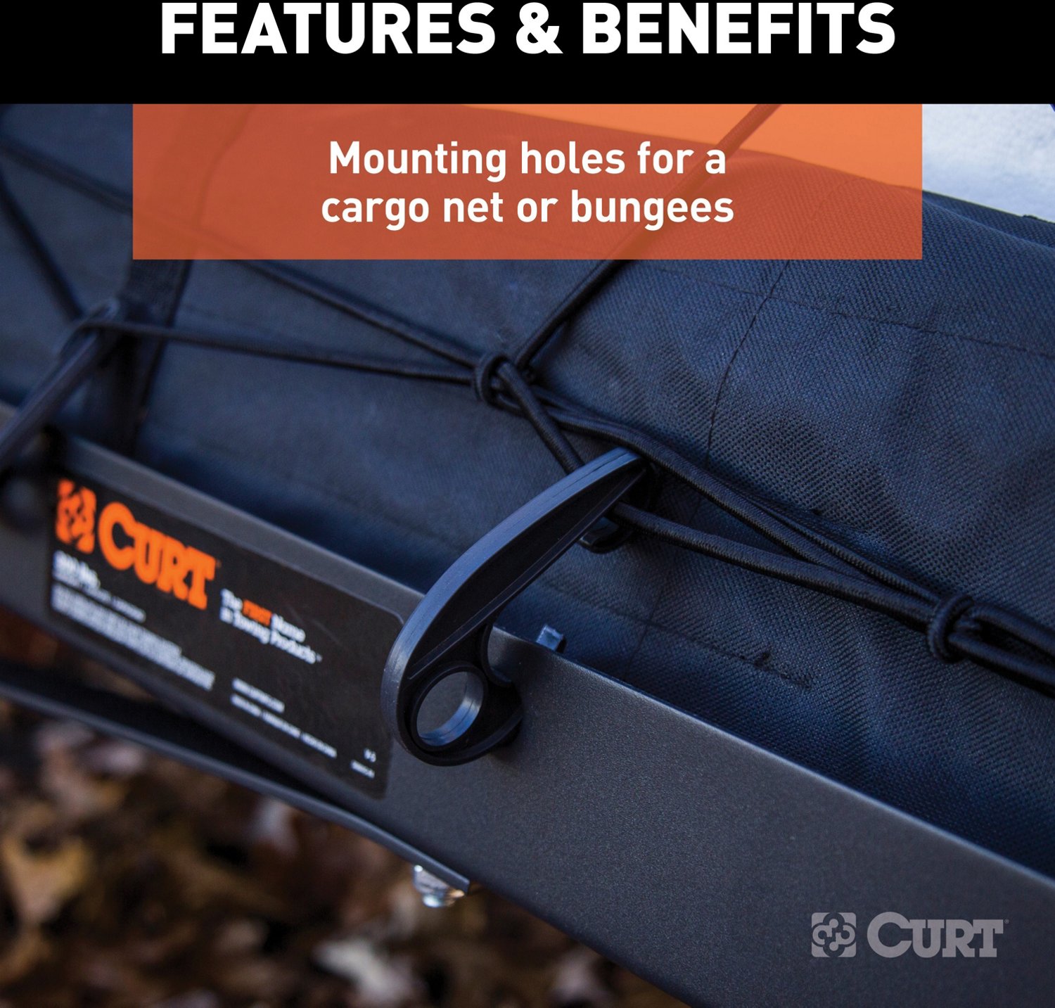 CURT 60 in x 19-1/4 in Folding Cargo Carrier - view number 8