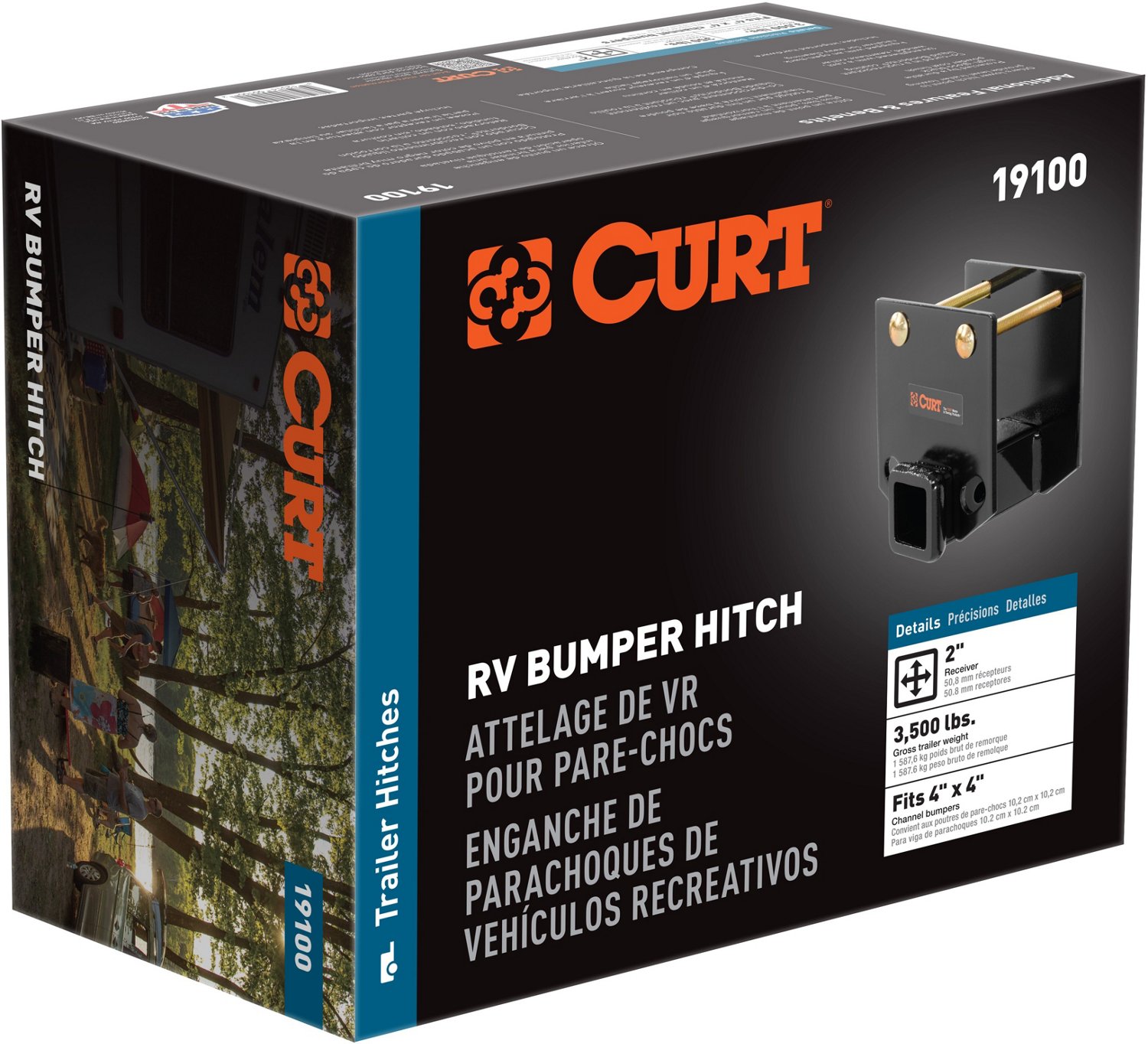 CURT Bumper Mount Travel Trailer Hitch                                                                                           - view number 7