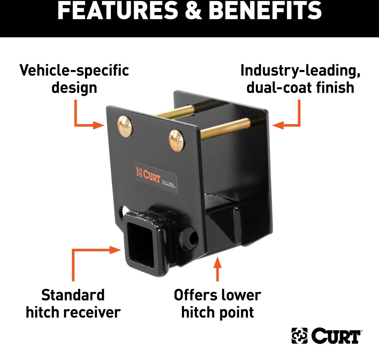CURT Bumper Mount Travel Trailer Hitch                                                                                           - view number 4