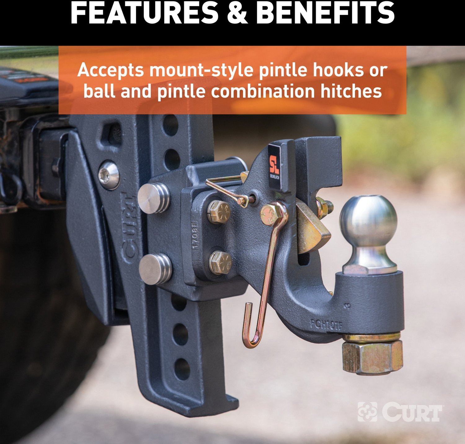 CURT Rebellion XD Pintle Mount Attachment - view number 7