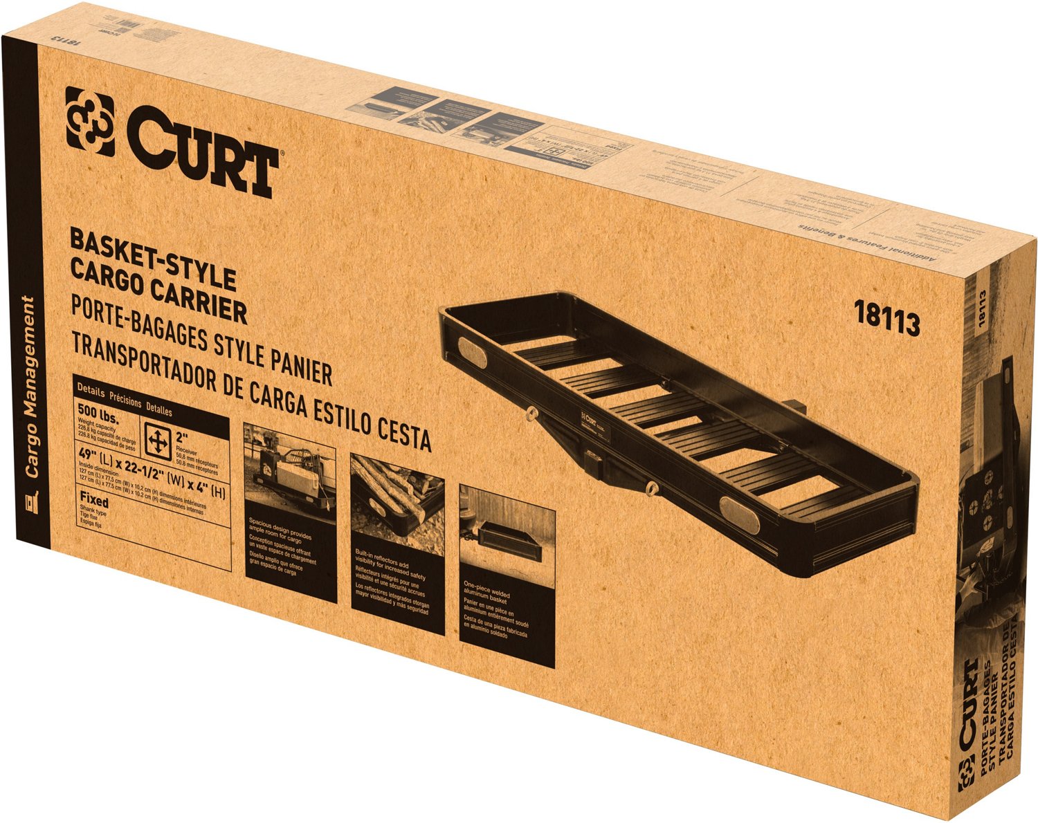 CURT Aluminum Cargo Carrier - view number 2