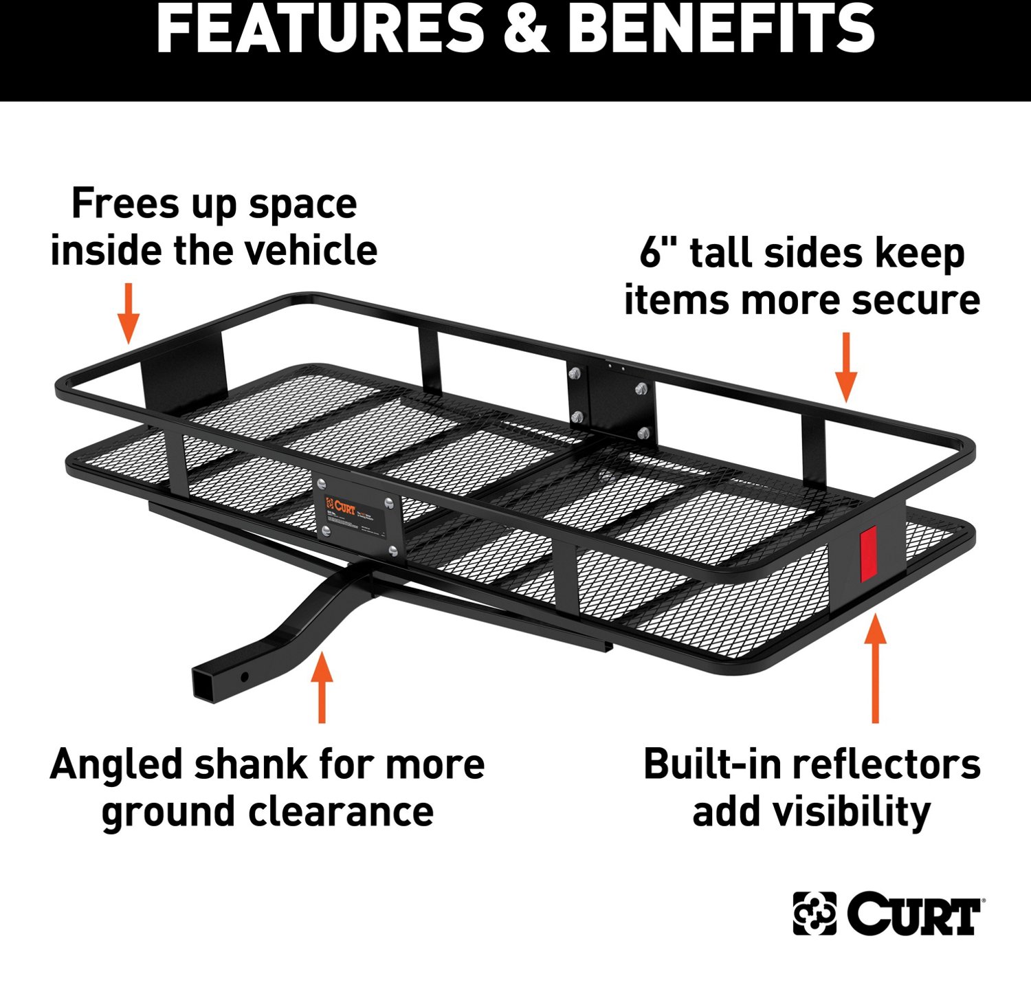 CURT 500 lb 60 in x 24 in Cargo Carrier - view number 4