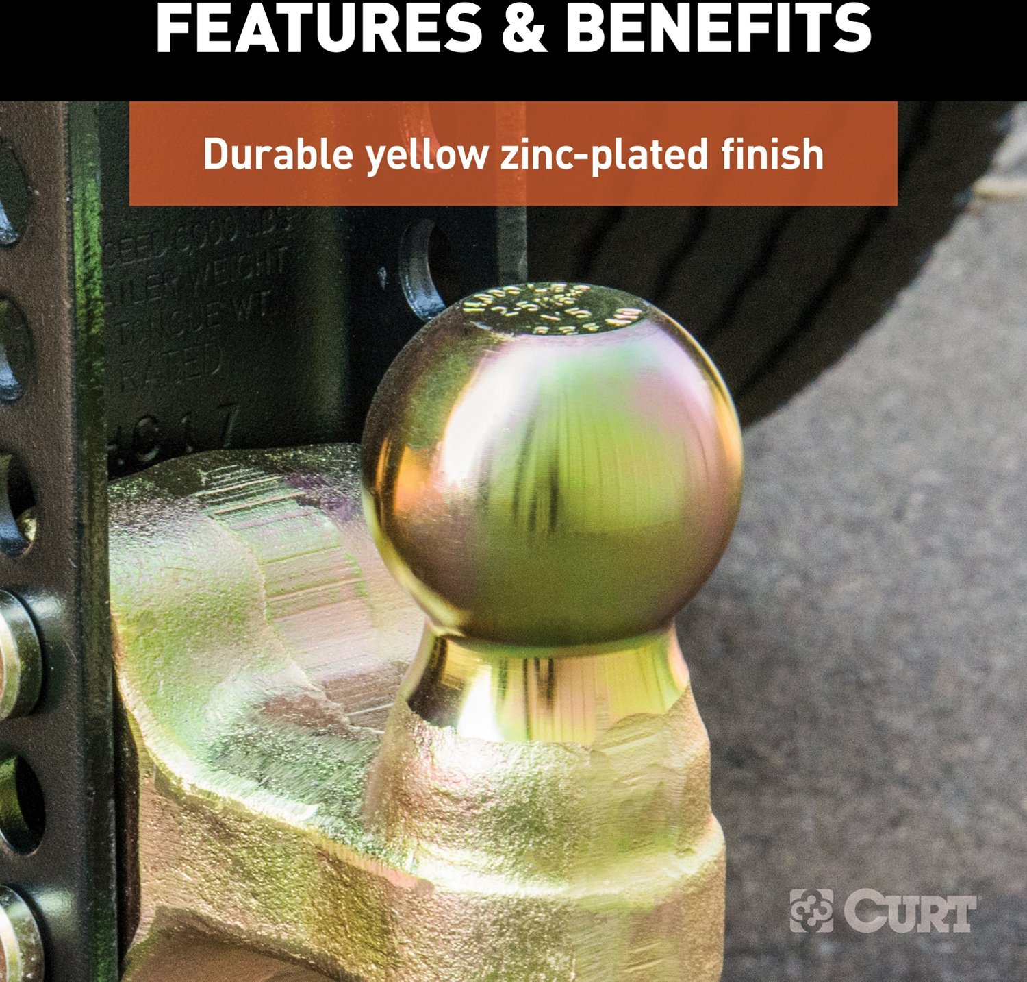 CURT 20,000 lb Adjustable Channel Mount with Dual Ball - view number 6