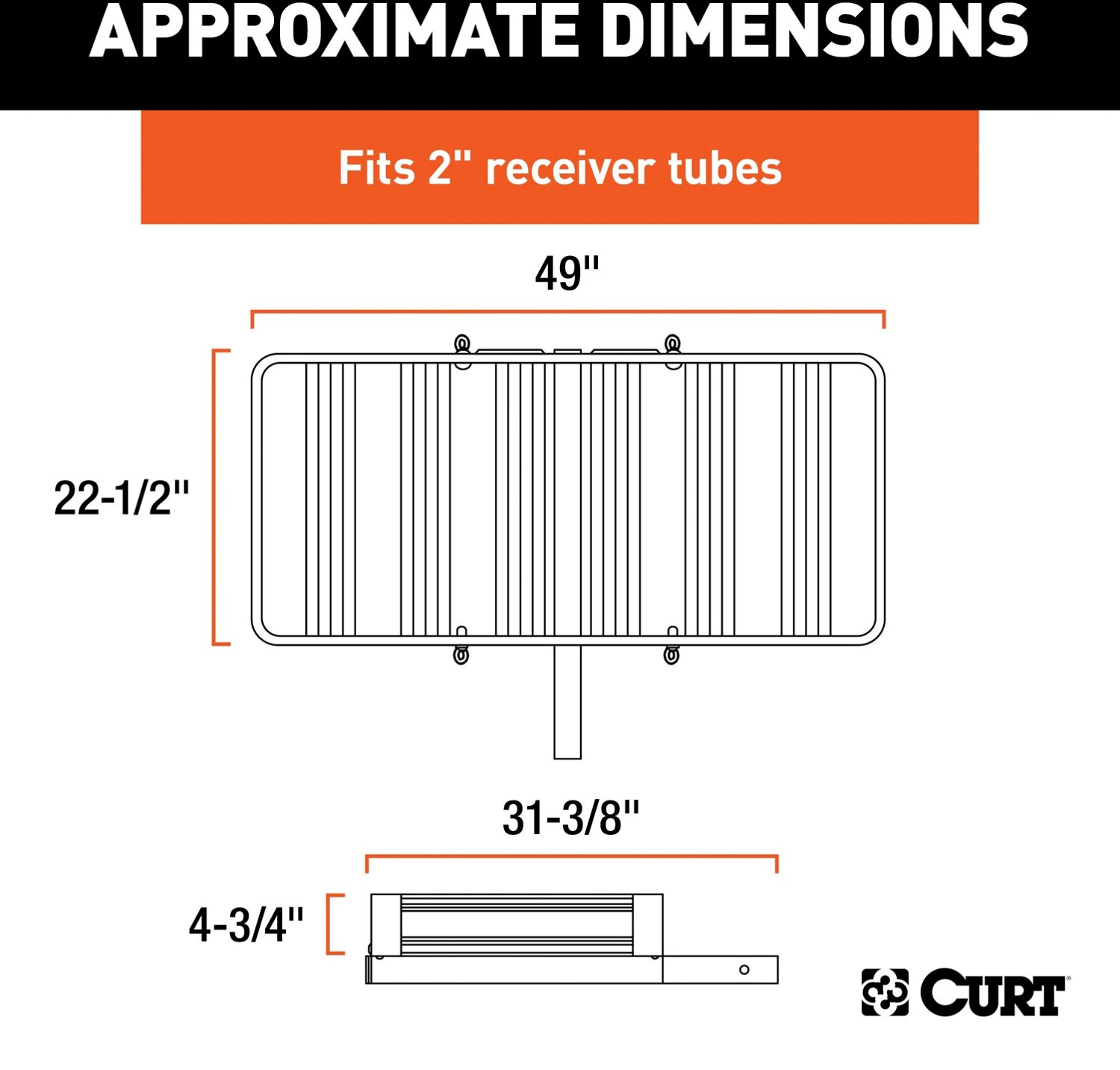 CURT Aluminum Cargo Carrier - view number 3