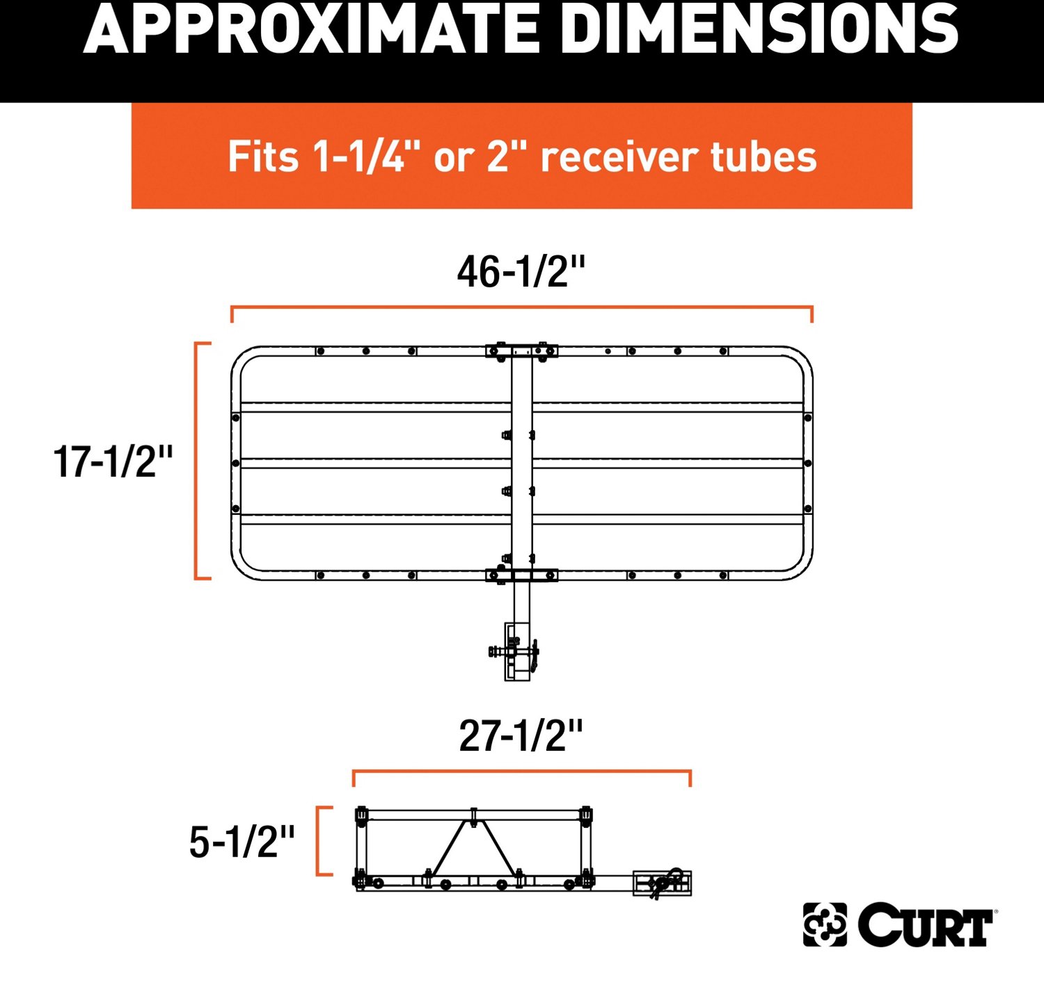 CURT 500 lb Cargo Carrier - view number 3