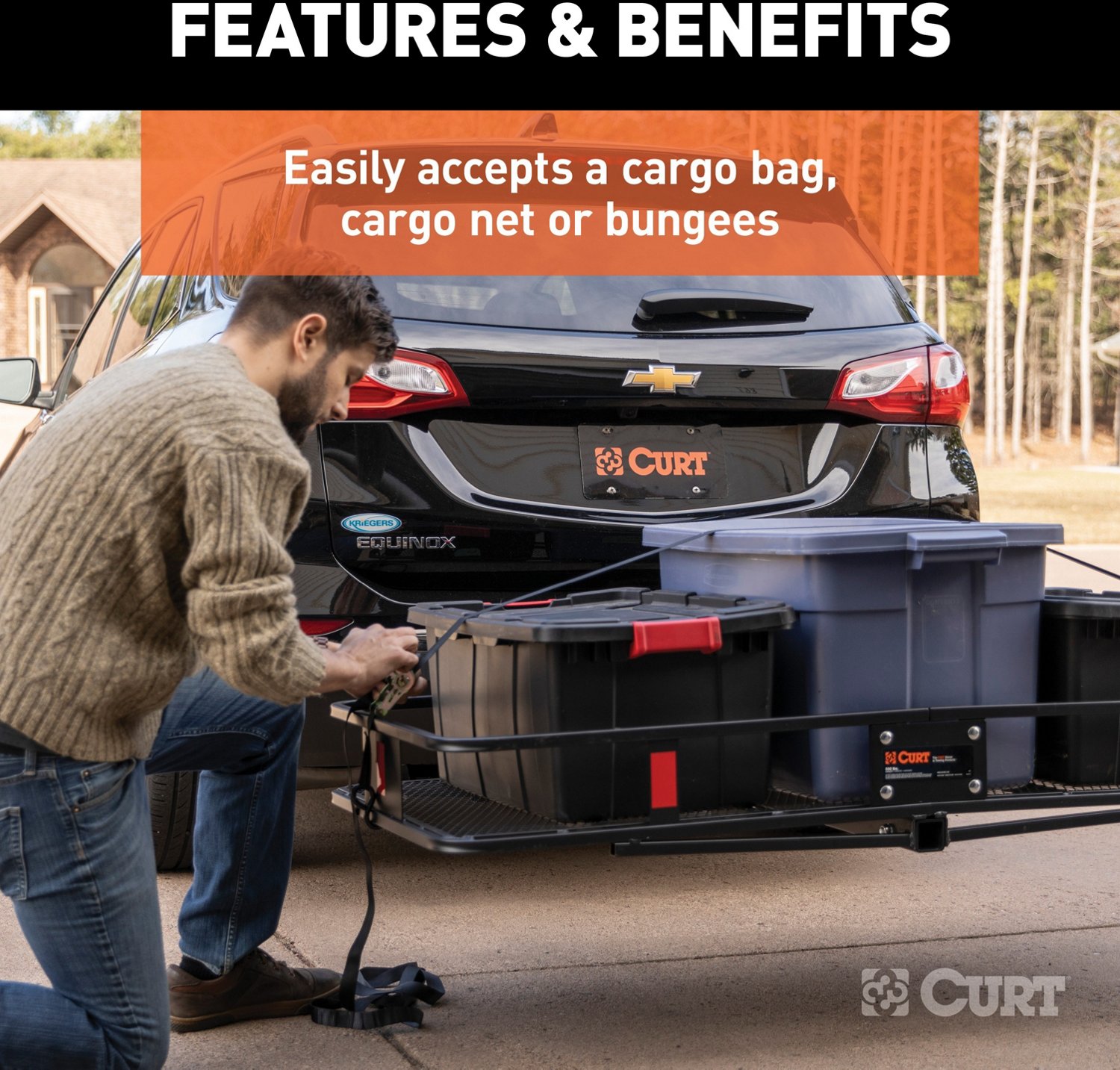 CURT 500 lb 60 in x 24 in Cargo Carrier - view number 7