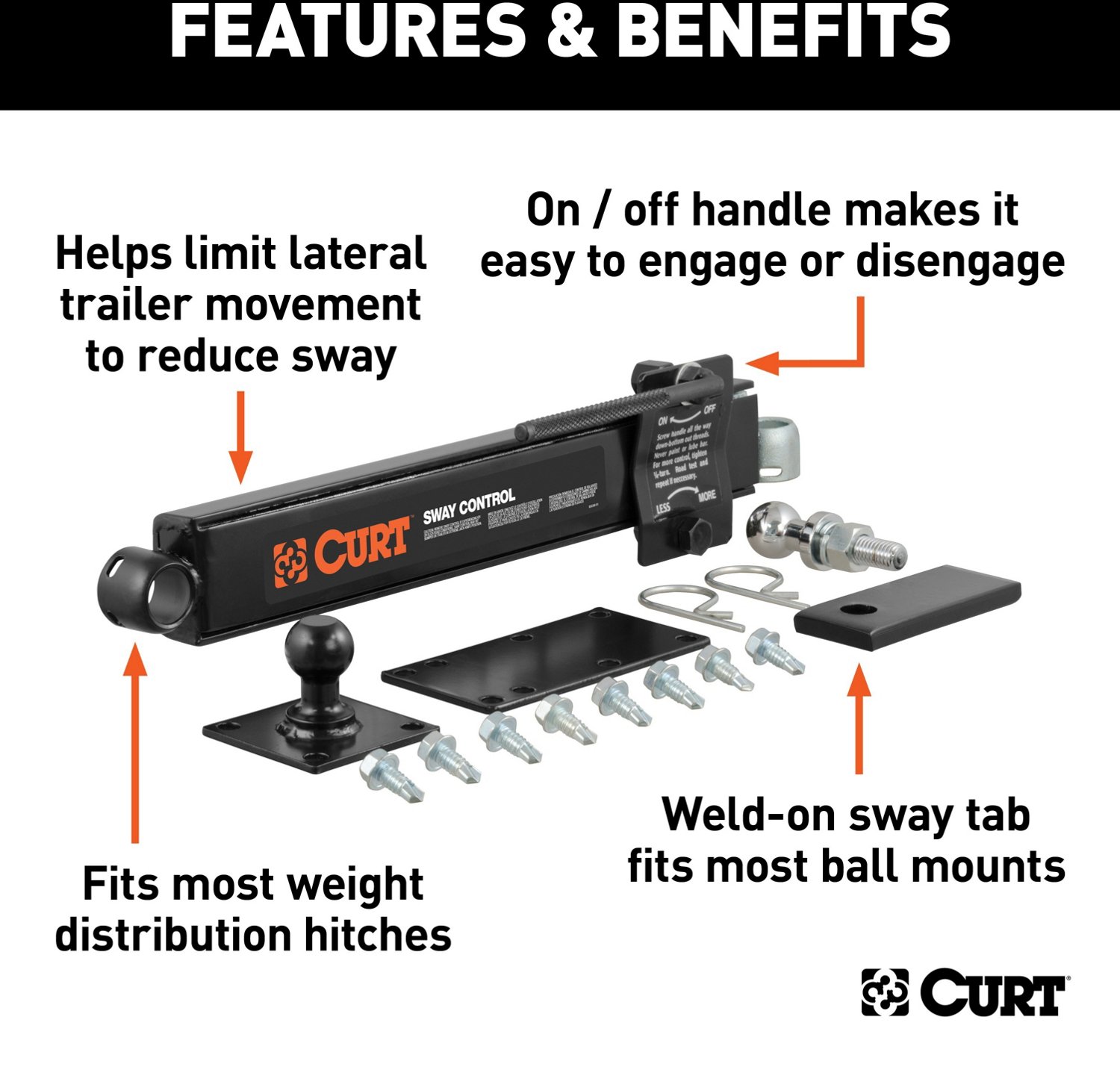 CURT Sway Control Kit                                                                                                            - view number 4