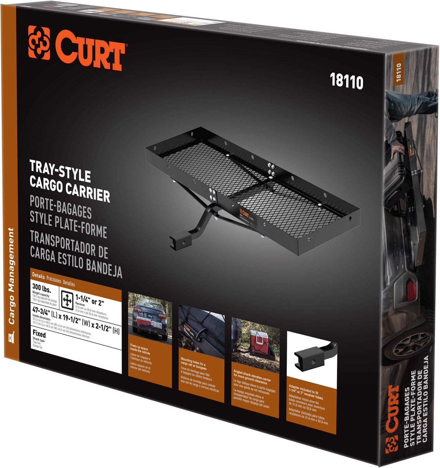 CURT 300 lb Cargo Carrier - view number 2