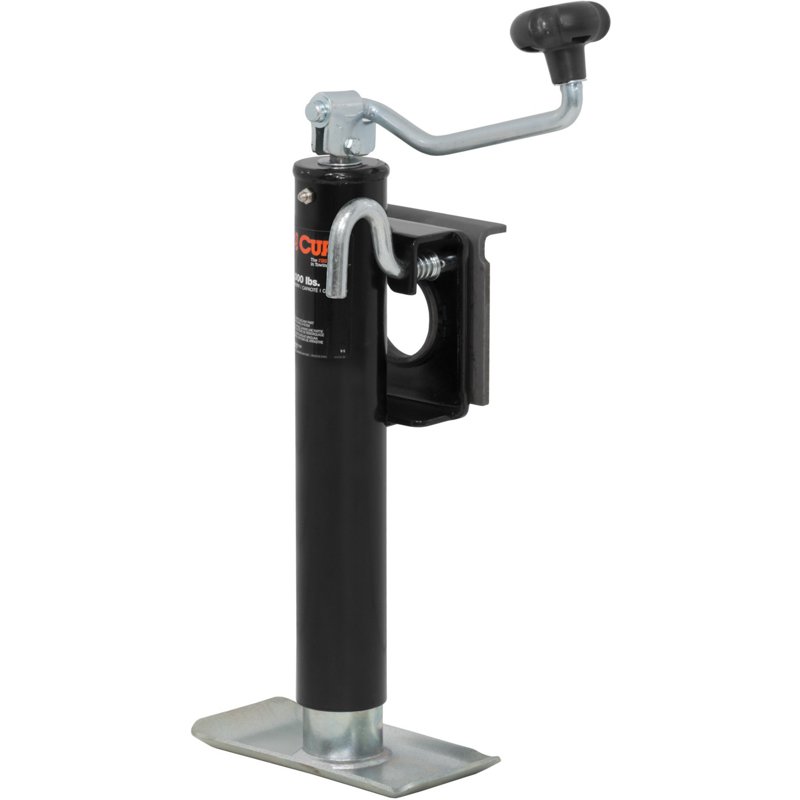 CURT Top Wind Bracket Mount 2,000 lb Swivel Jack