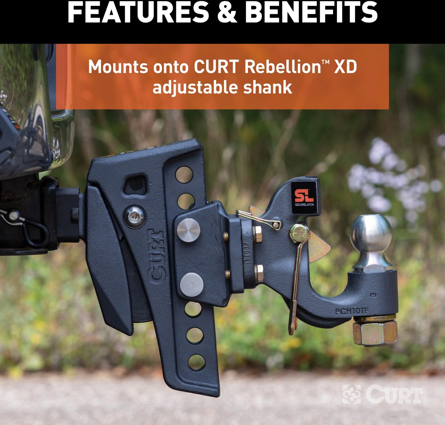 CURT Rebellion XD Pintle Mount Attachment - view number 5