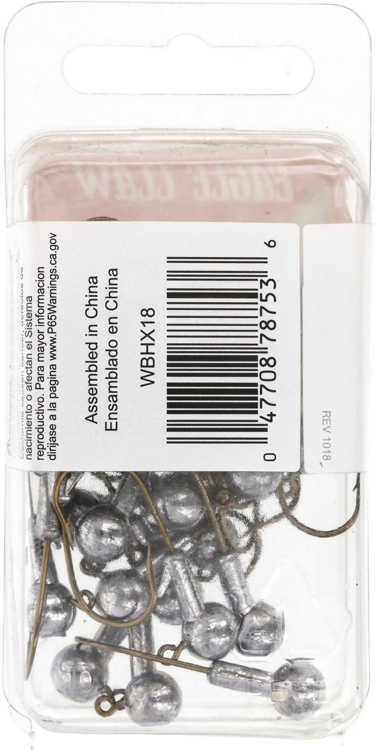 Eagle Claw 1/8 oz Ball Head Jig Heads 25-Pack - view number 2
