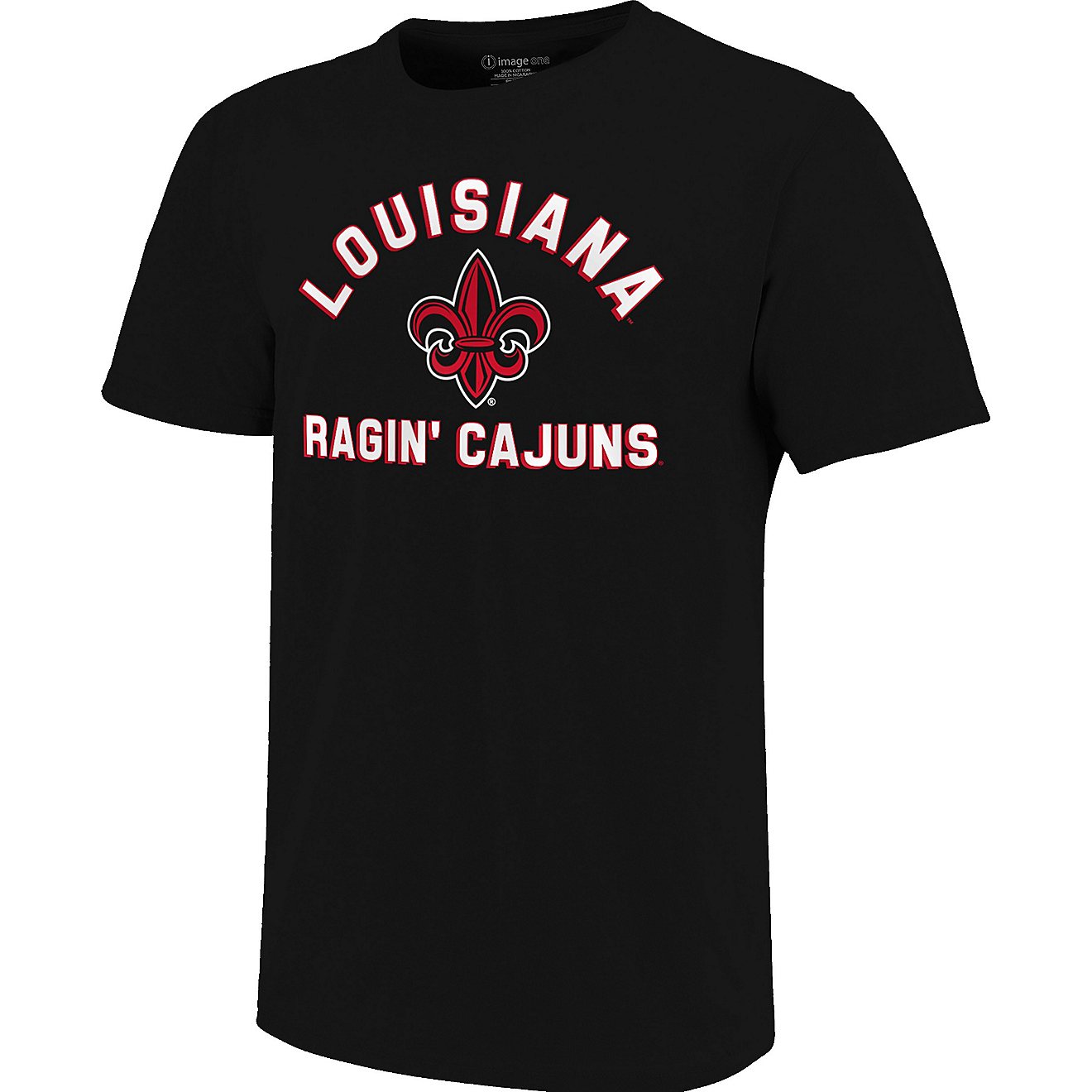 Image One Men's University of Louisiana Lafayette Retro Stack Short Sleeve T-shirt                                               - view number 1