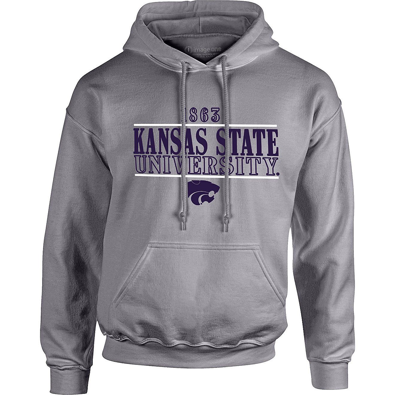 Image One Men's Kansas State University Type Hoodie                                                                              - view number 1