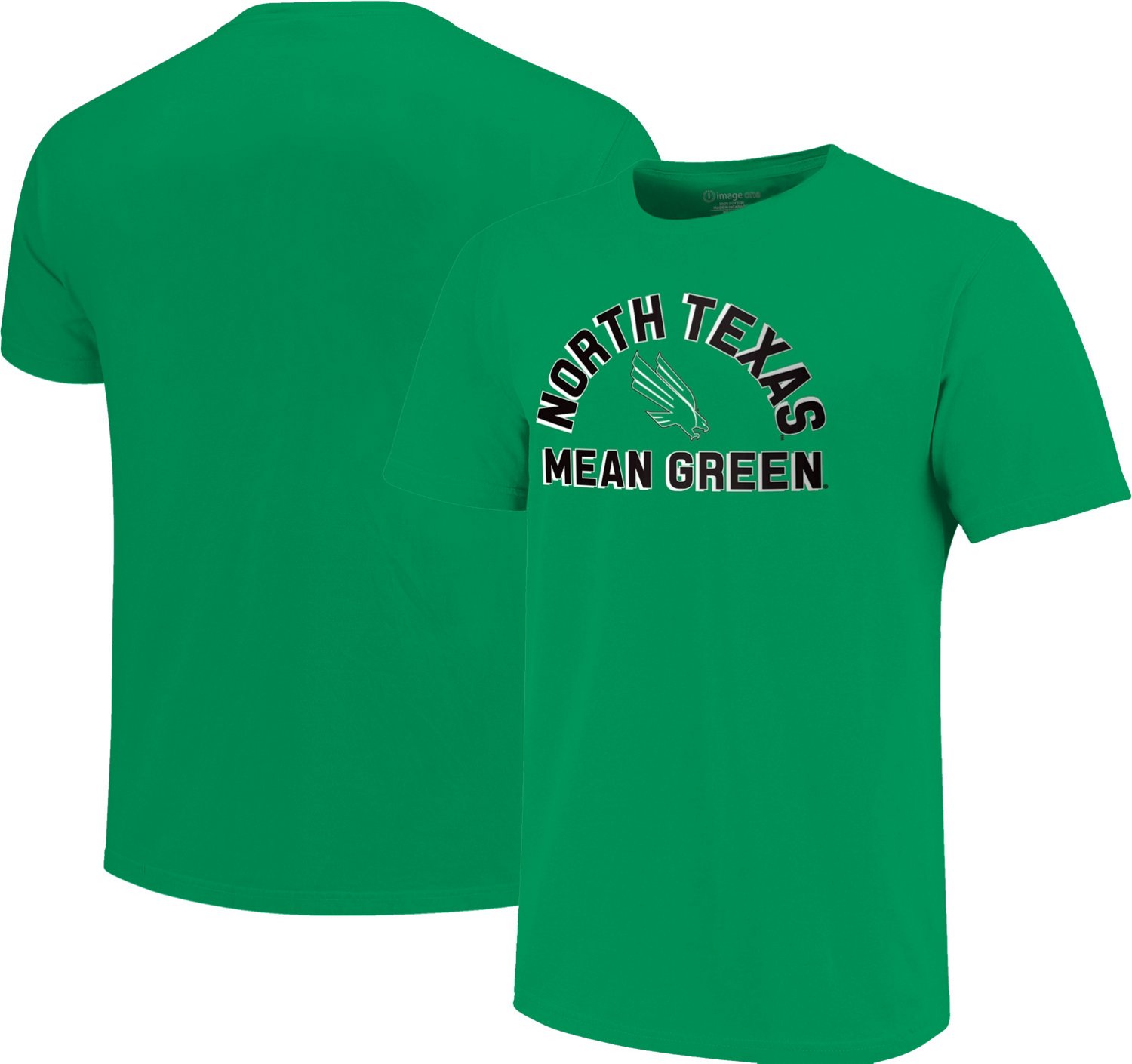 Image One Men's University of North Texas Retro Stack Short Sleeve T-shirt - view number 3