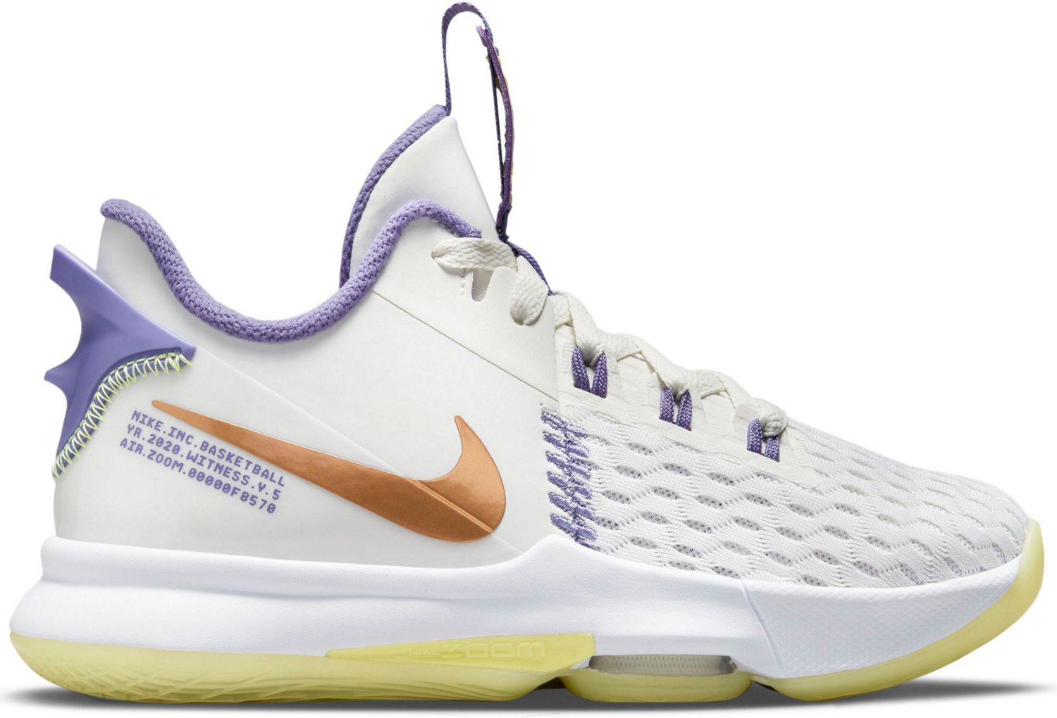 Nike Youth LeBron Witness 5 Basketball Shoes | Academy