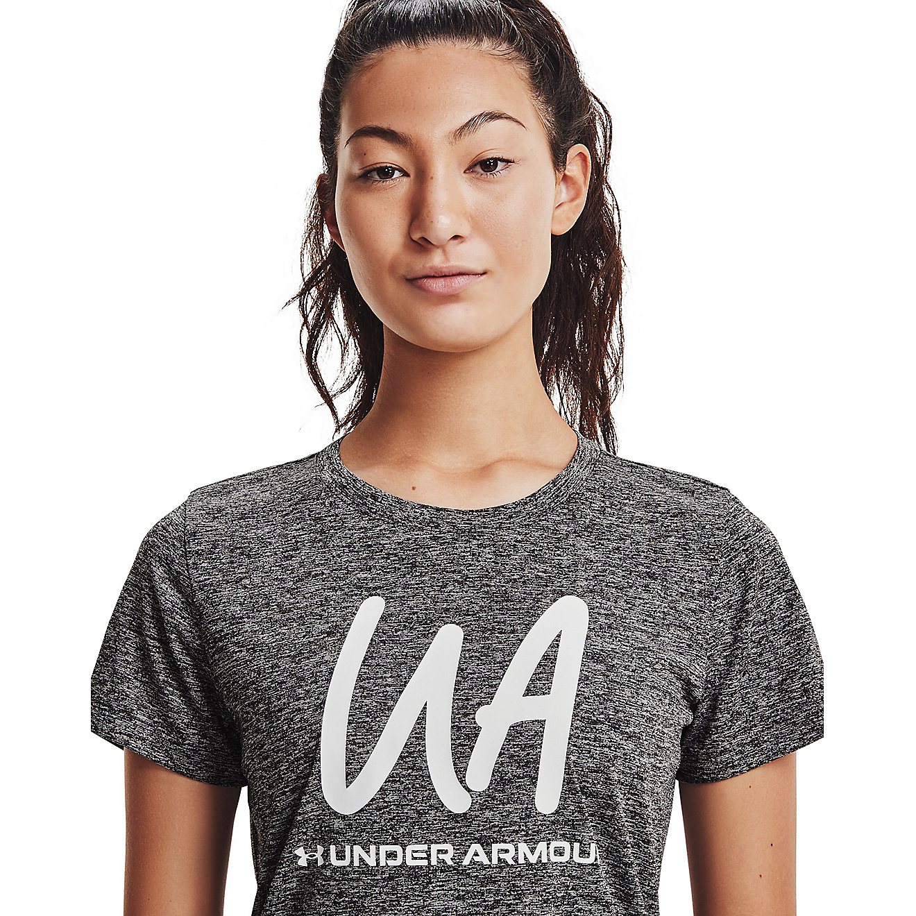 Under Armour Women's UA Tech Twist Script Short Sleeve T-shirt | Academy