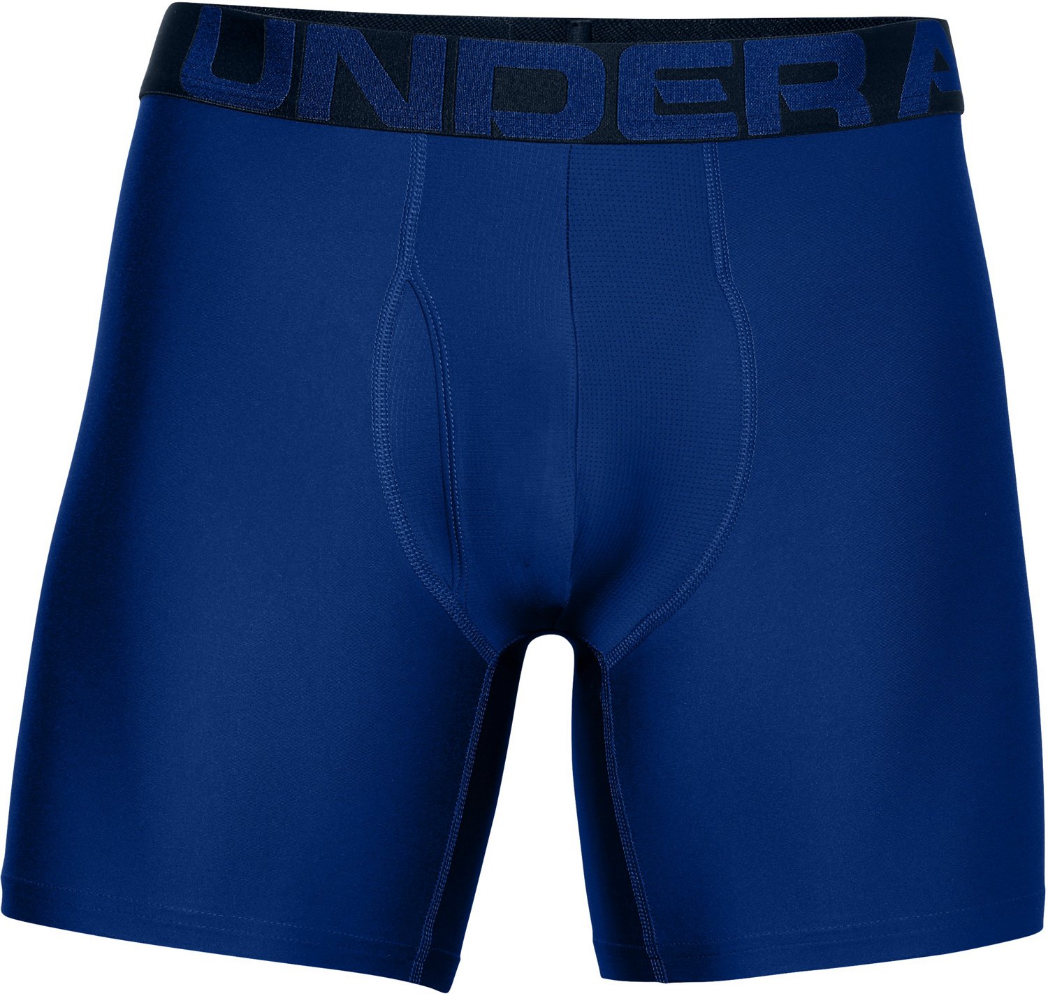 NIB Under Armour 2-Pack Mens Underwear 6 Boxer Briefs Blue Gray XXL