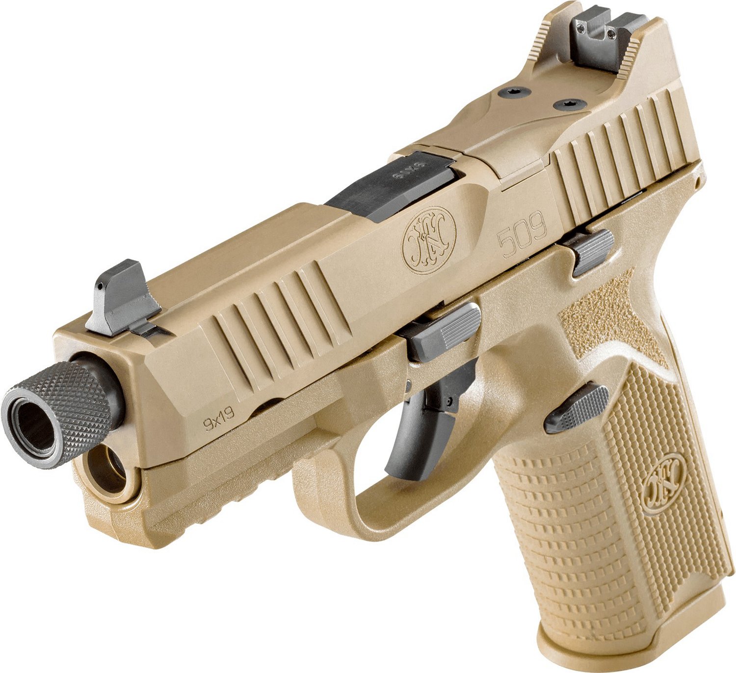 トイガン FN FN509 FDE FN 509 Tactical FDE 9mm Pistol | Academy
