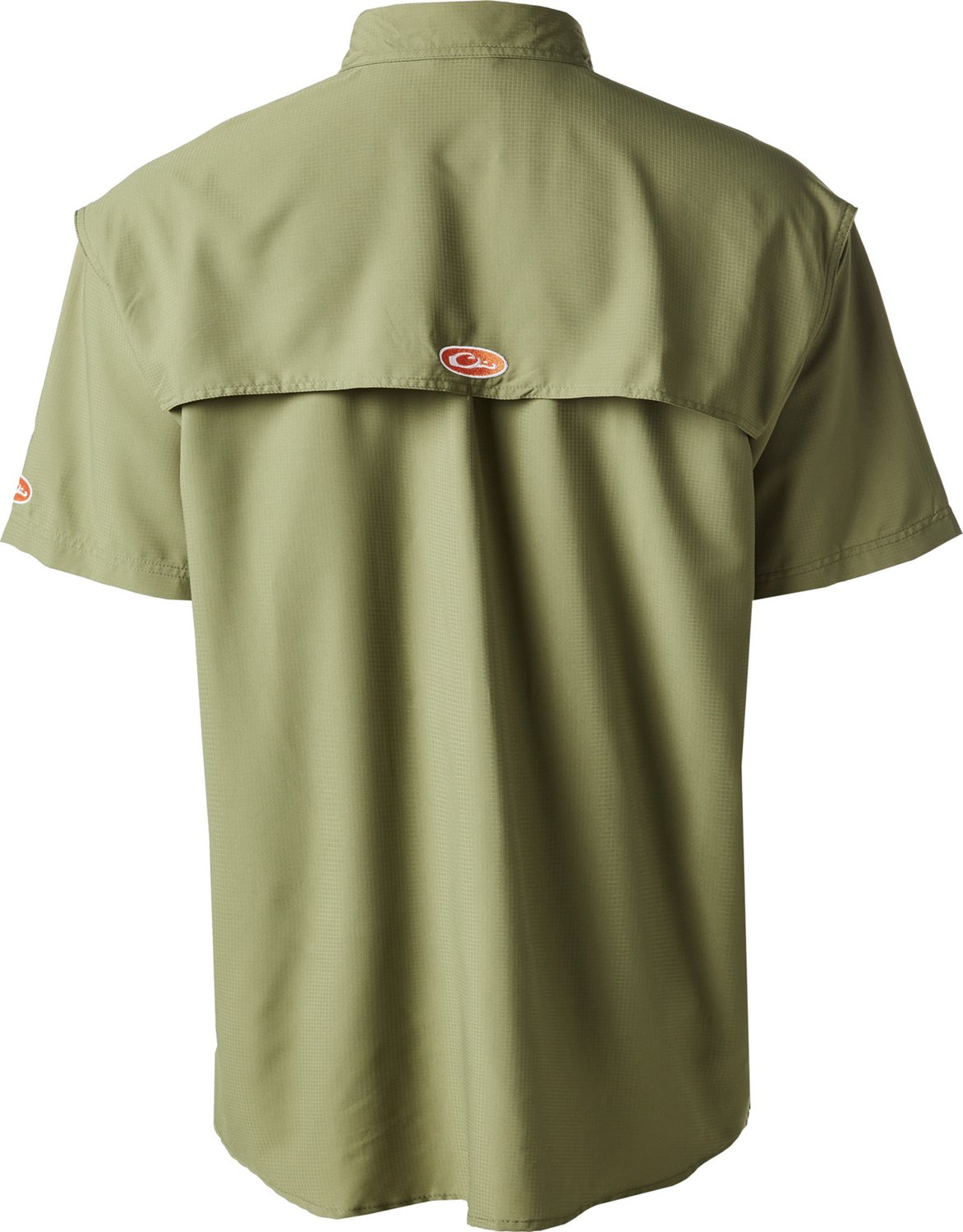 Drake Men's Clemson University Flyweight Wingshooter Short Sleeve Shirt - view number 2