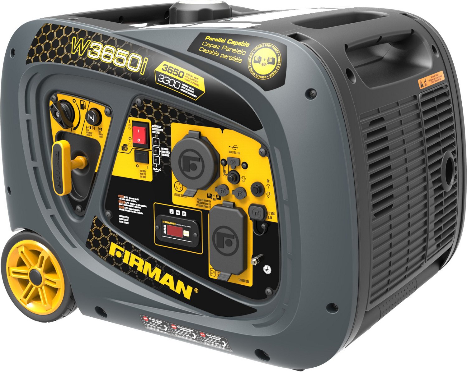 Firman 3,650 Watt Recoil Start Inverter Generator - view number 2