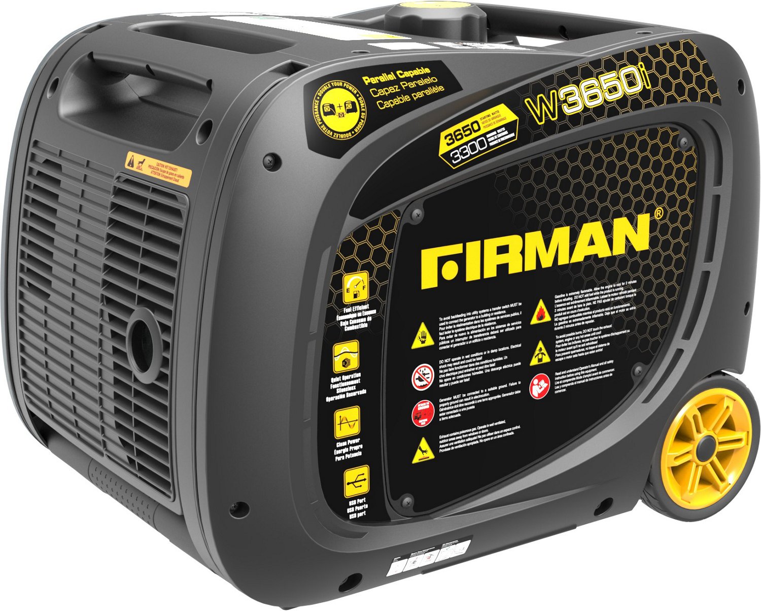 Firman 3,650 Watt Recoil Start Inverter Generator - view number 3