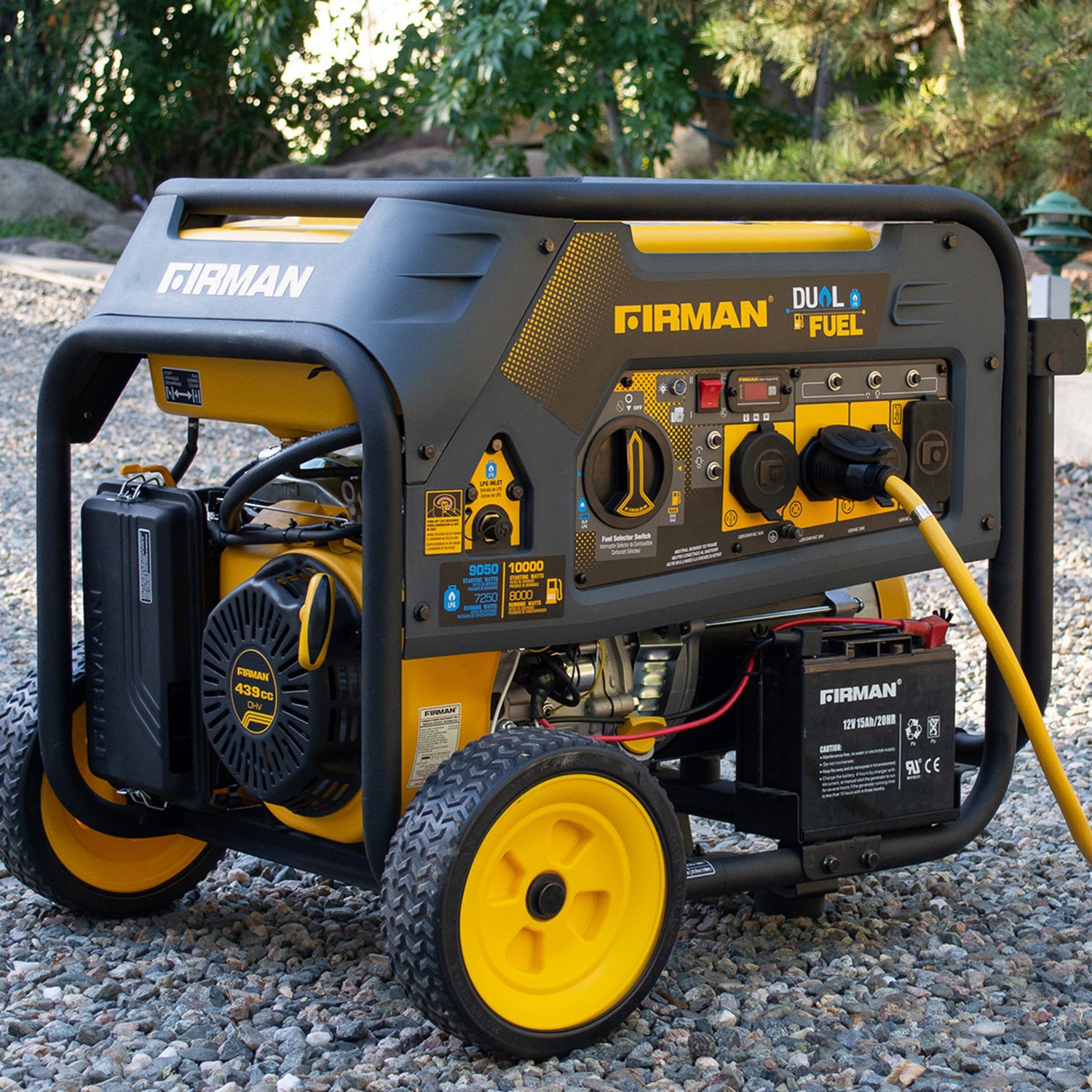 Firman 10,000 Watt Electric Start Dual Fuel Generator Academy