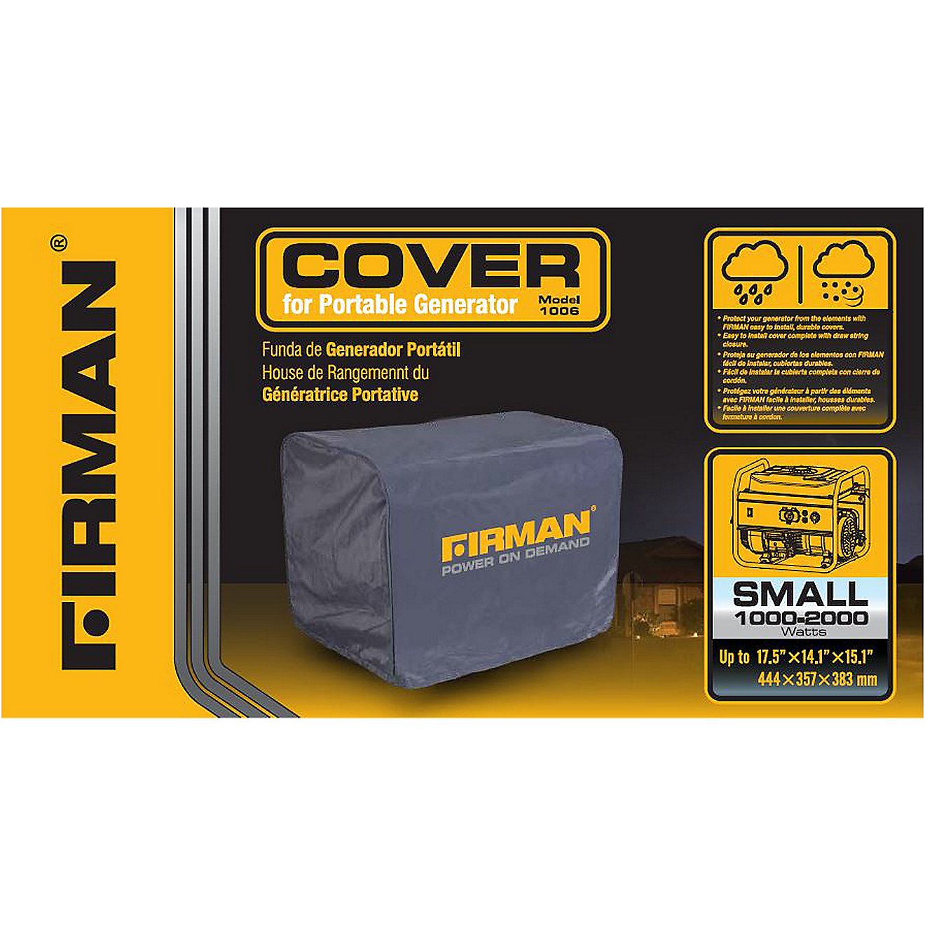 Firman Portable Small Generator Cover                                                                                            - view number 2