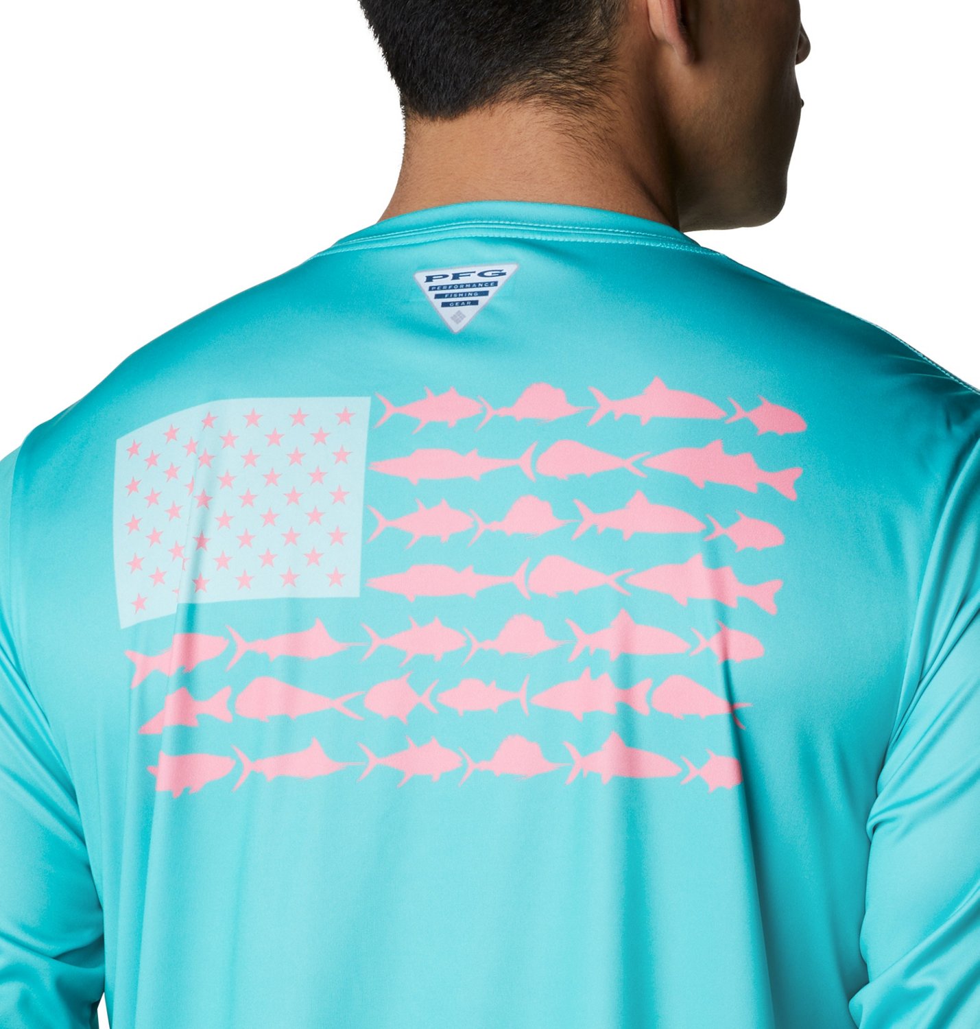 Columbia Sportswear Men's Terminal Tackle PFG Fish Flag Graphic T-shirt                                                          - view number 5