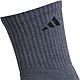 adidas Men’s Cushioned Climalite X Mid-Crew Socks 3 Pack                                                                       - view number 4