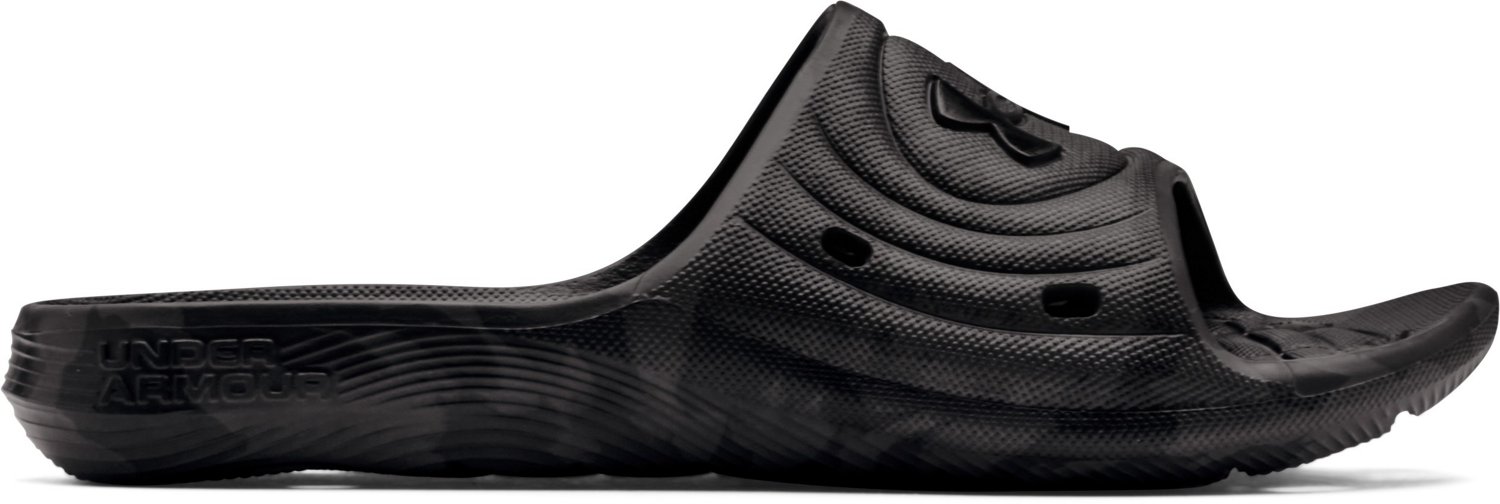 Under Armour Men’s Locker Camo Slides Academy