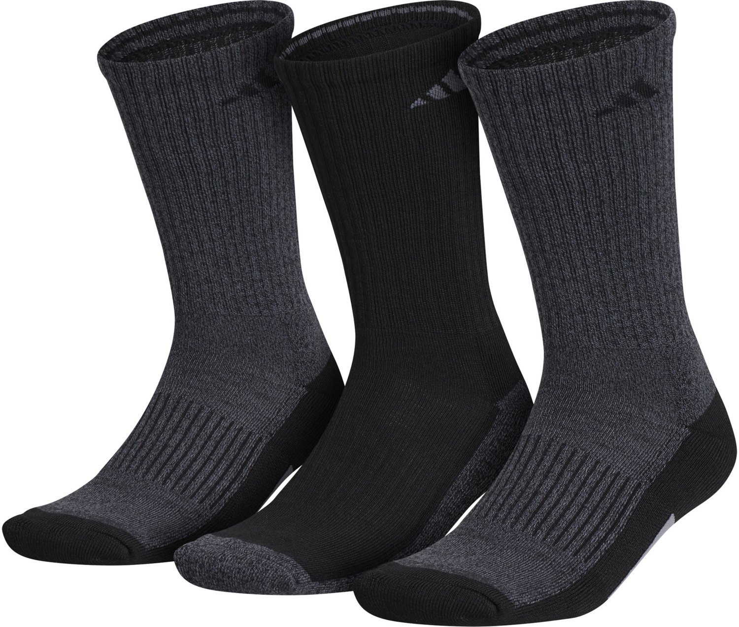 adidas Men’s Cushioned Climalite X Crew Socks 3 Pack                                                                           - view number 3
