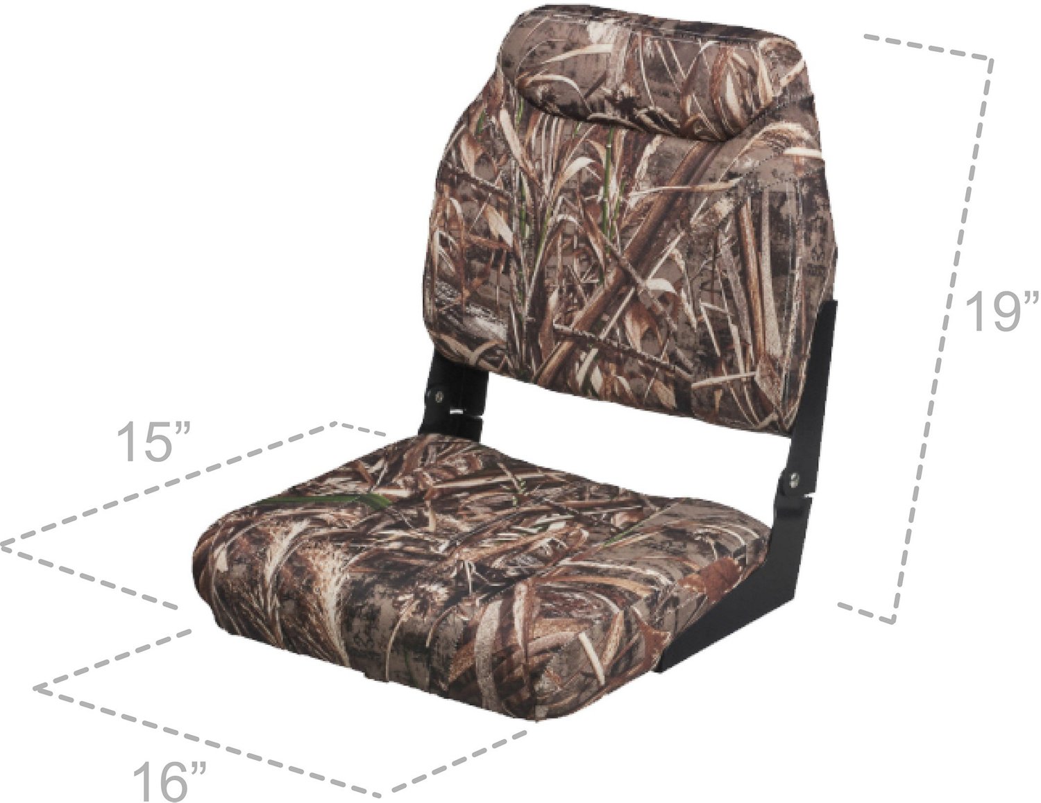Marine Raider Low Back Camo Boat Seat                                                                                            - view number 4
