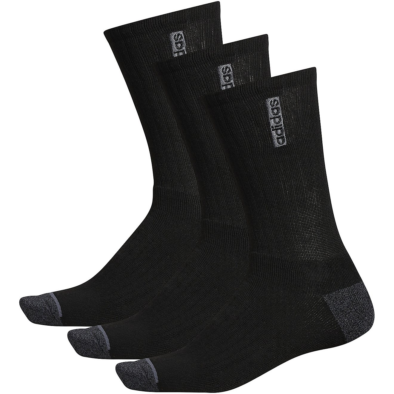 adidas Men’s Classic Cushioned Crew Socks 3 Pack                                                                               - view number 2