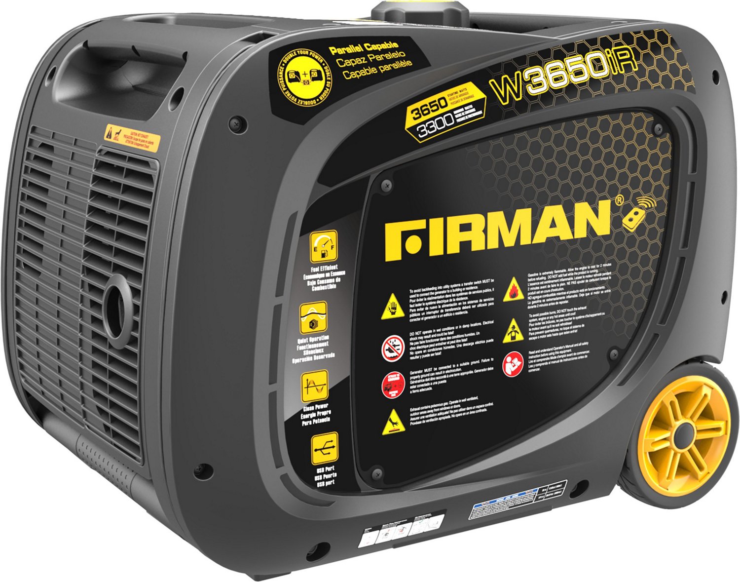 Firman 3650W Remote Start Inverter Generator                                                                                     - view number 4