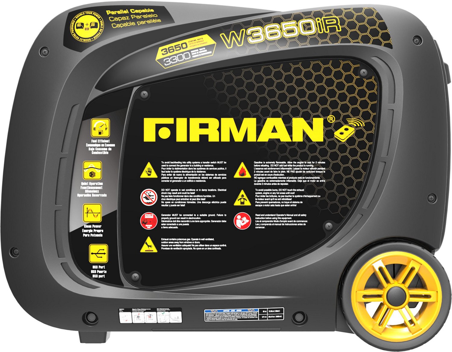 Firman 3650W Remote Start Inverter Generator                                                                                     - view number 5