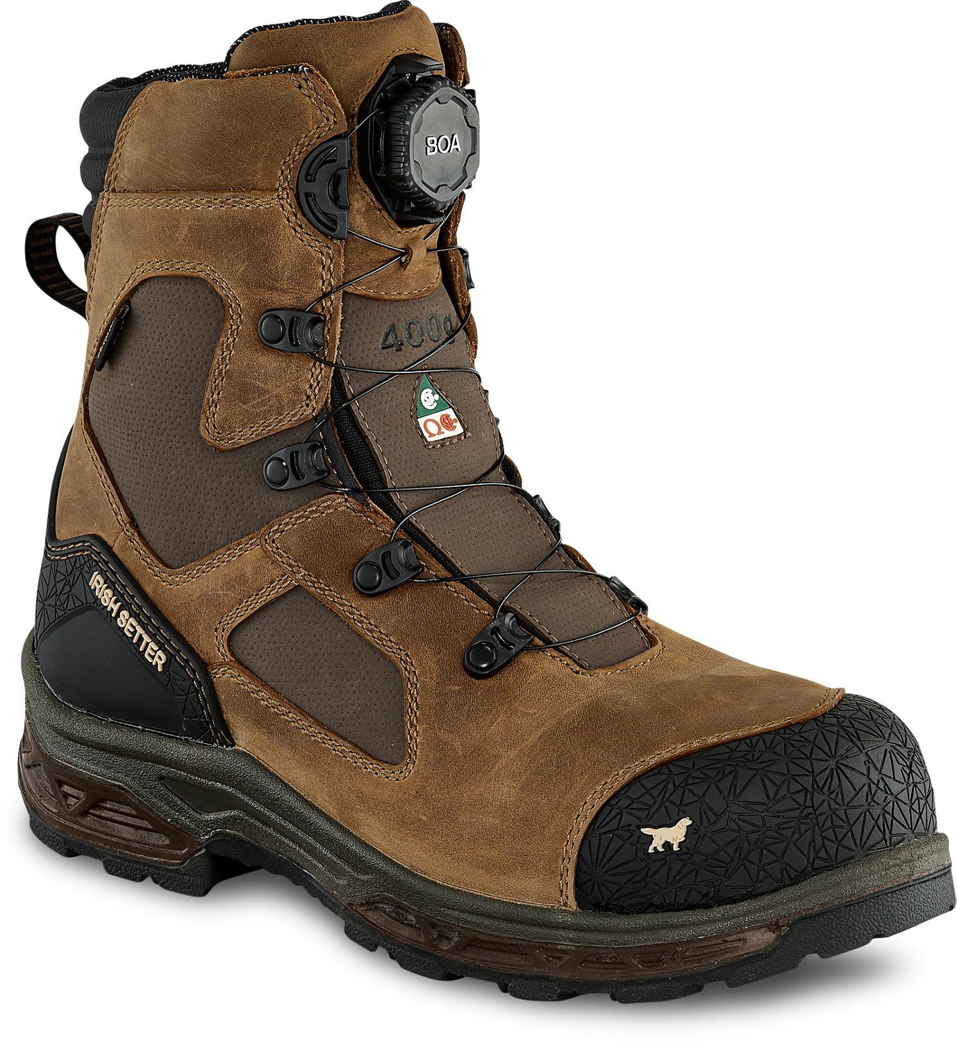 Irish Setter Men's Kasota BOA Insulated Nano Composite 8 in Work Boots ...