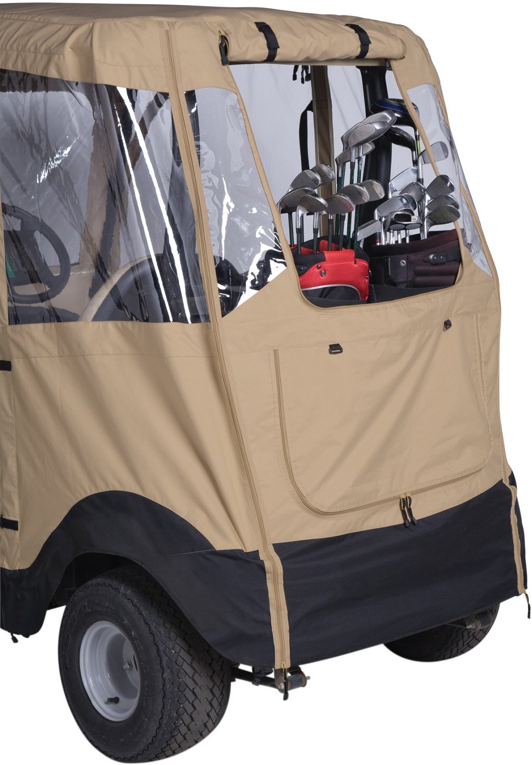 Classic Accessories Fairway 2-Person Club Car Precedent Golf Cart Enclosure                                                      - view number 3