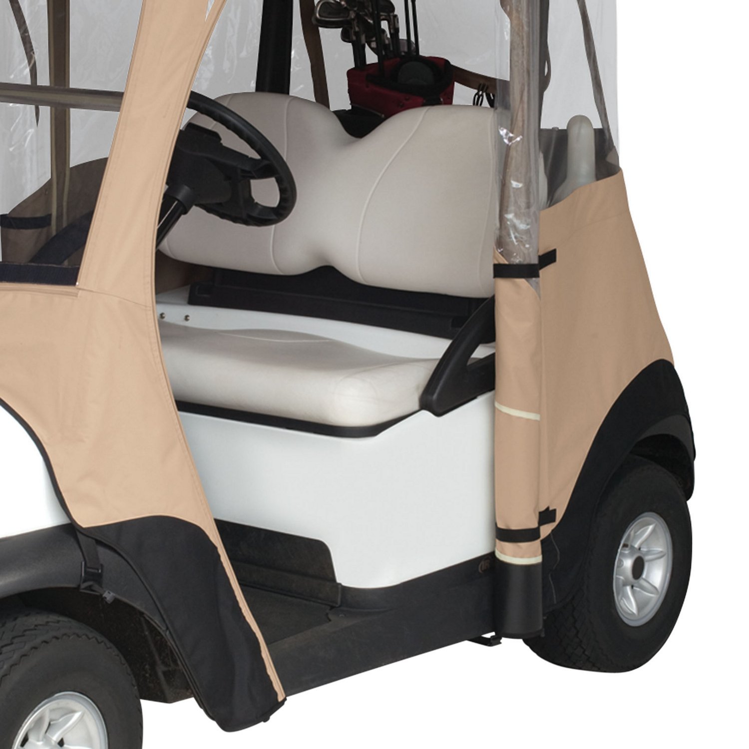 Classic Accessories Fairway 2-Person Club Car Precedent Golf Cart Enclosure                                                      - view number 4
