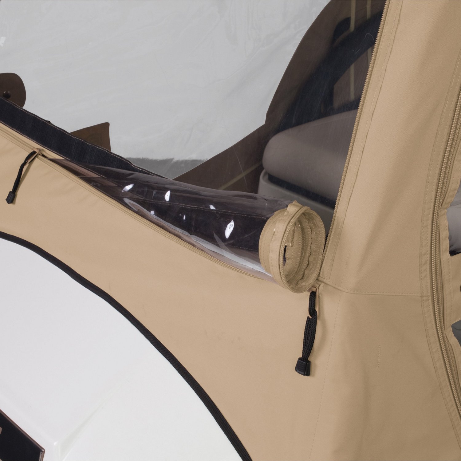 Classic Accessories Fairway 2-Person Club Car Precedent Golf Cart Enclosure                                                      - view number 6