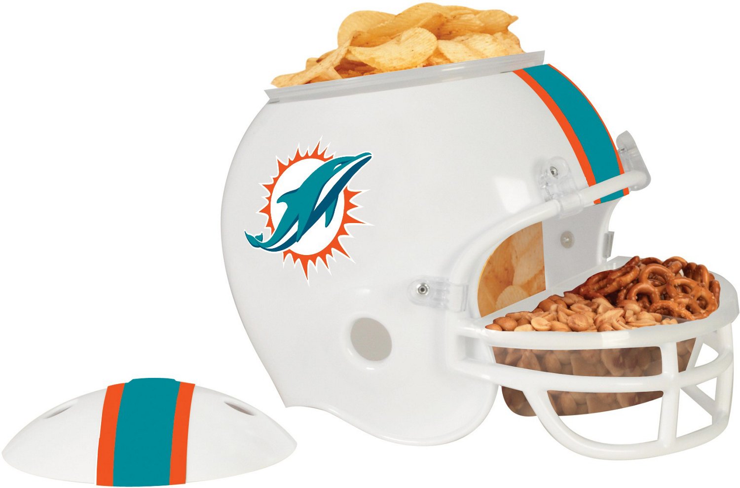 WinCraft Miami Dolphins Snack Helmet                                                                                             - view number 1