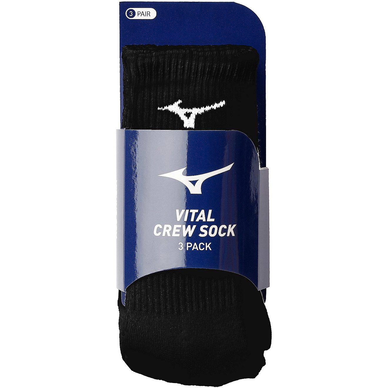 Mizuno Vital Volleyball Crew Socks 3 Pack                                                                                        - view number 3