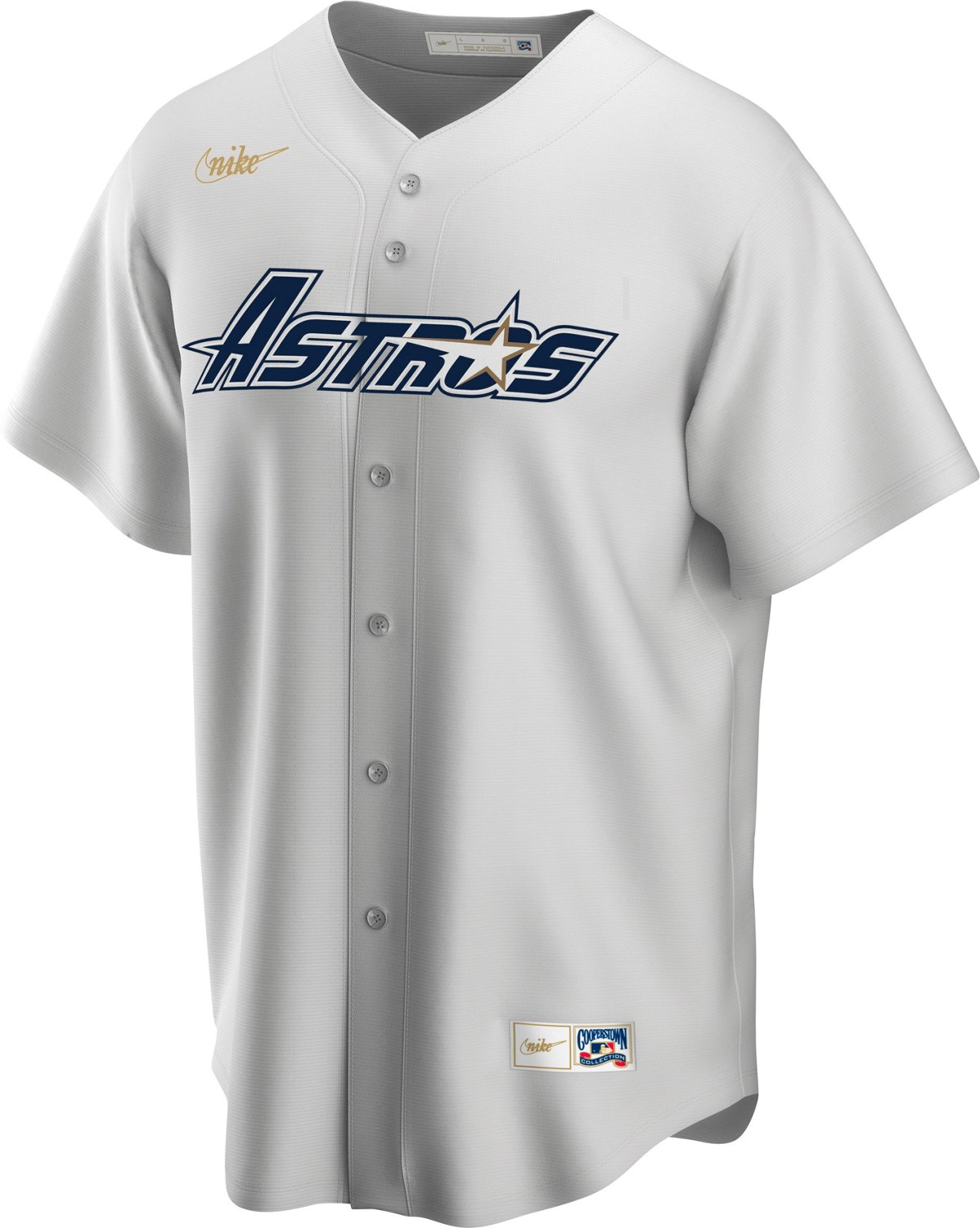 Nike Men's Houston Astros Gold Star Official Cooperstown Jersey