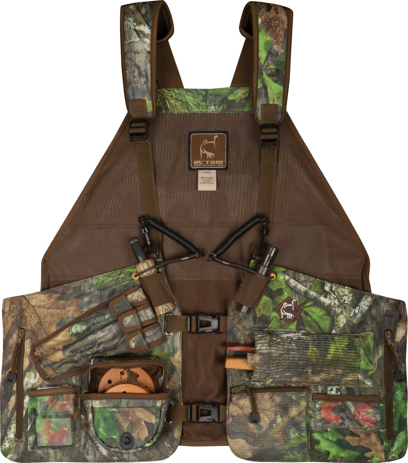 Ol' Tom Men's Time & Motion Easy Rider Turkey Vest Academy